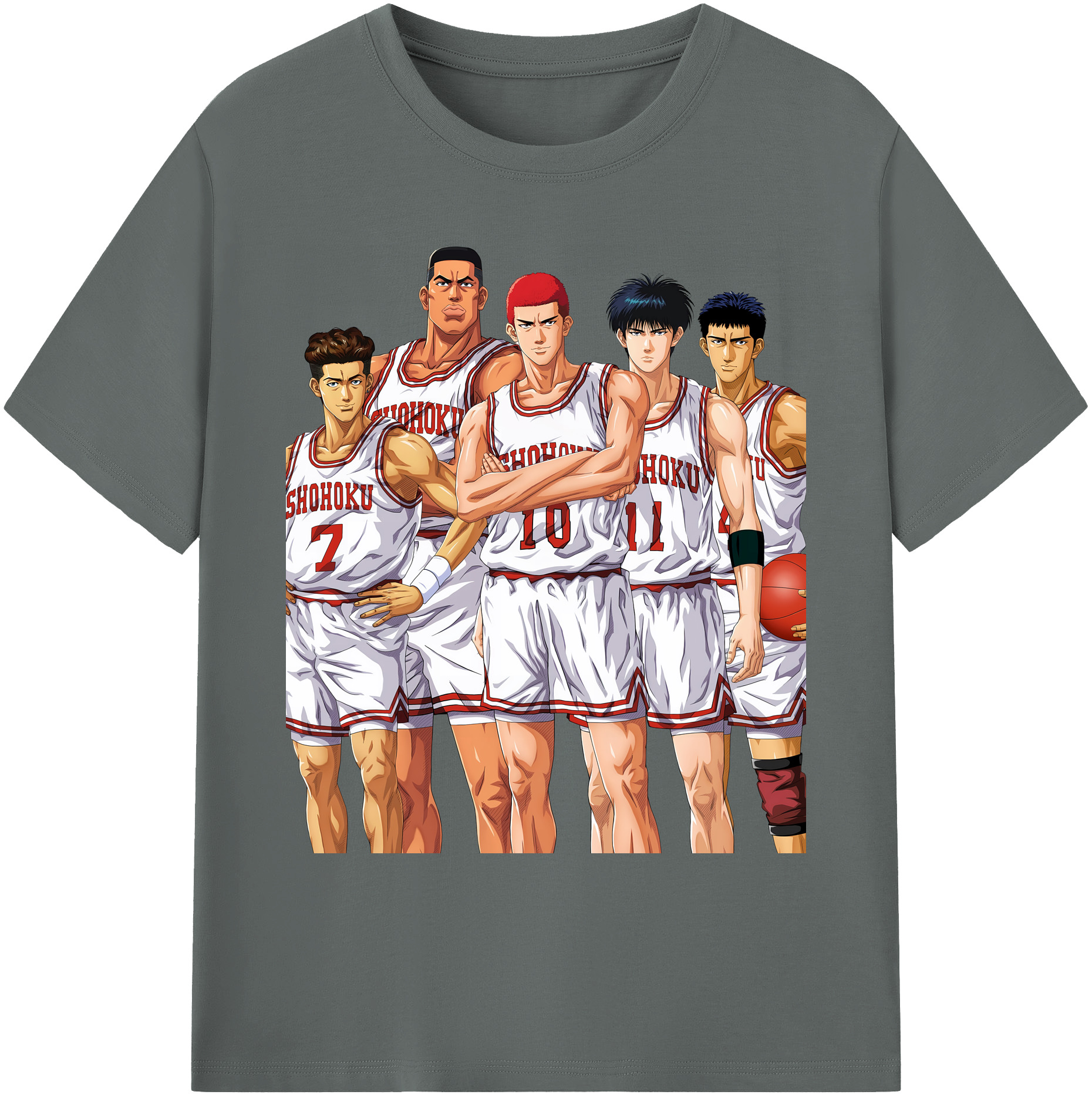 （画像用） SLAM DUNK／スラムダンク 綿100％ メンズ半袖Tシャツ｜肌触りやわらか＆通気性